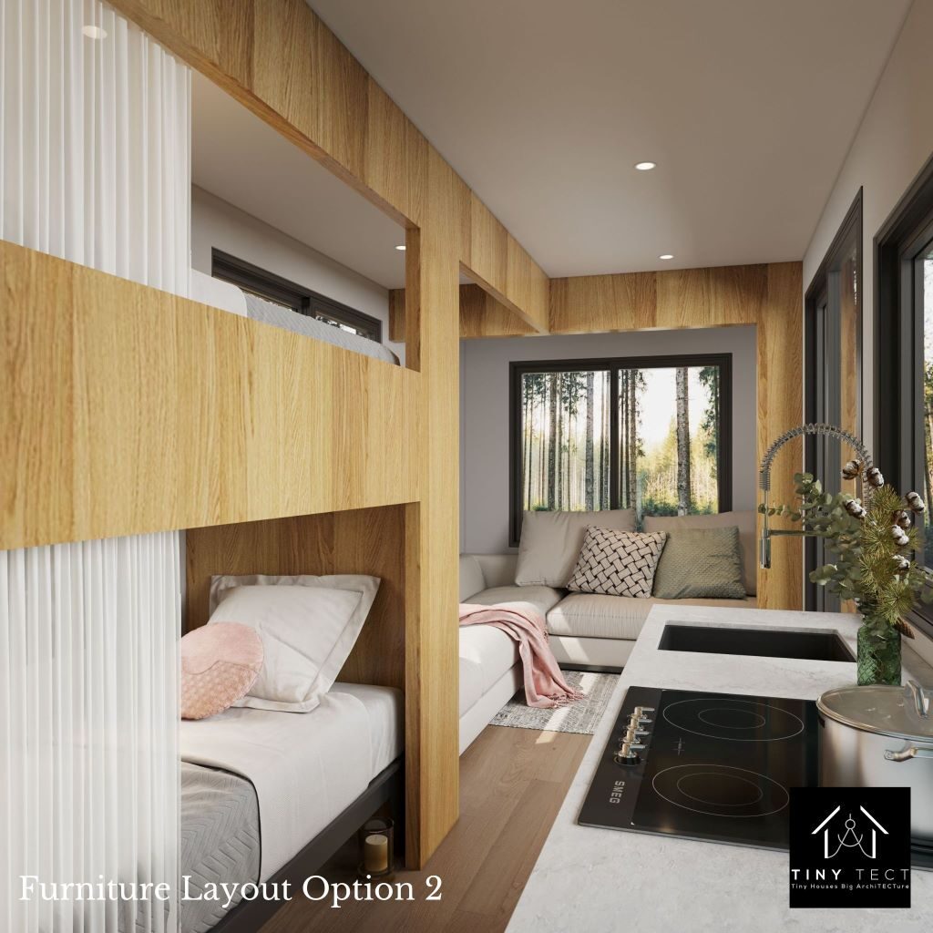 Magnolia Nido Tiny House Model Layout Option 2