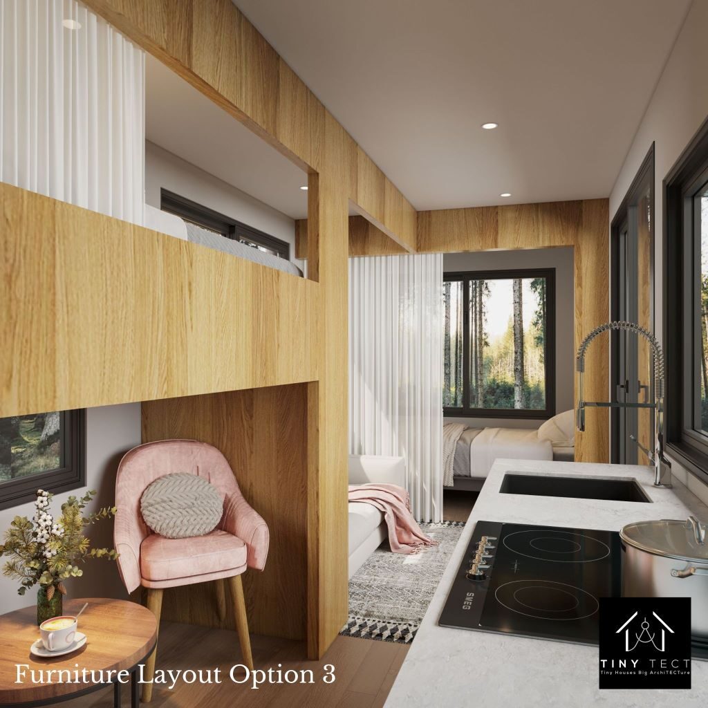 Magnolia Nido Tiny House Model Layout Option 3