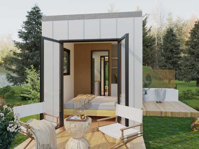 Shoji tiny home model