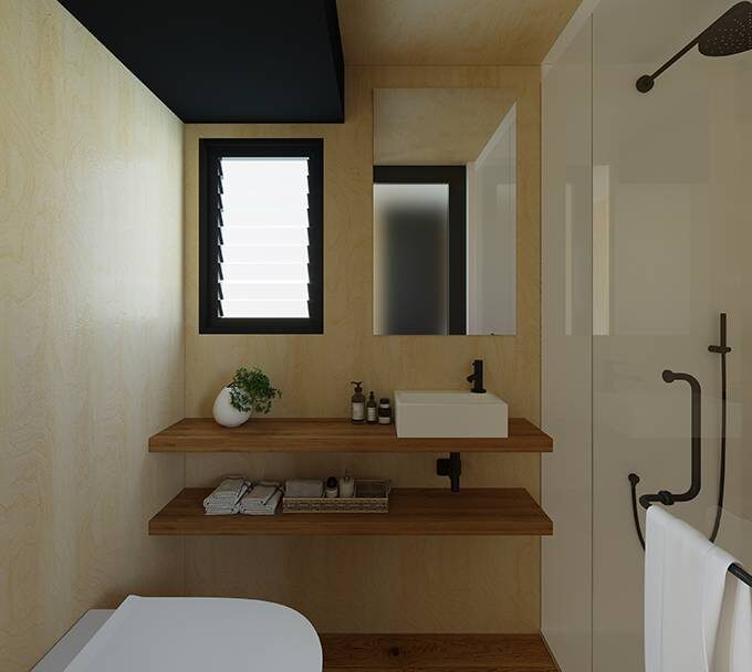 Tiny House Bathroom | Artista 7m Tiny Home